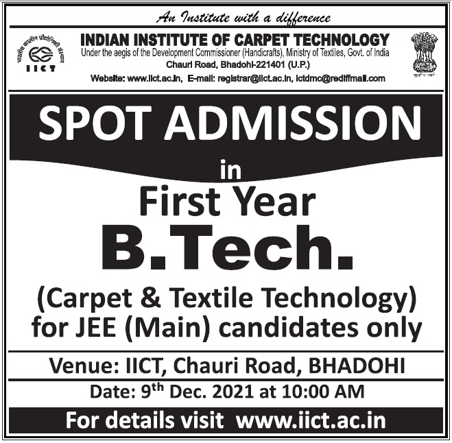 Spot Admission Notice 2020-21